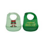 Christmas-Silicone-Bib